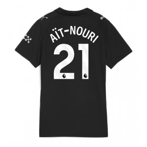 Fotbalové Dres Manchester City Rayan Ait-Nouri #21 Dámské Venkovní Oblečení 2025-26 Krátký Rukáv